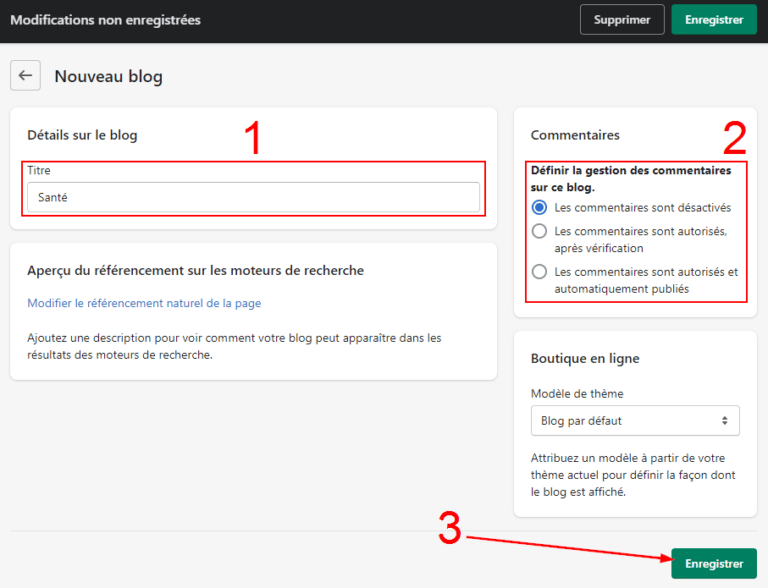 Comment Cr Er Un Blog Sur Shopify Codeur Tuto