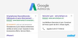 choix des extensions adwords