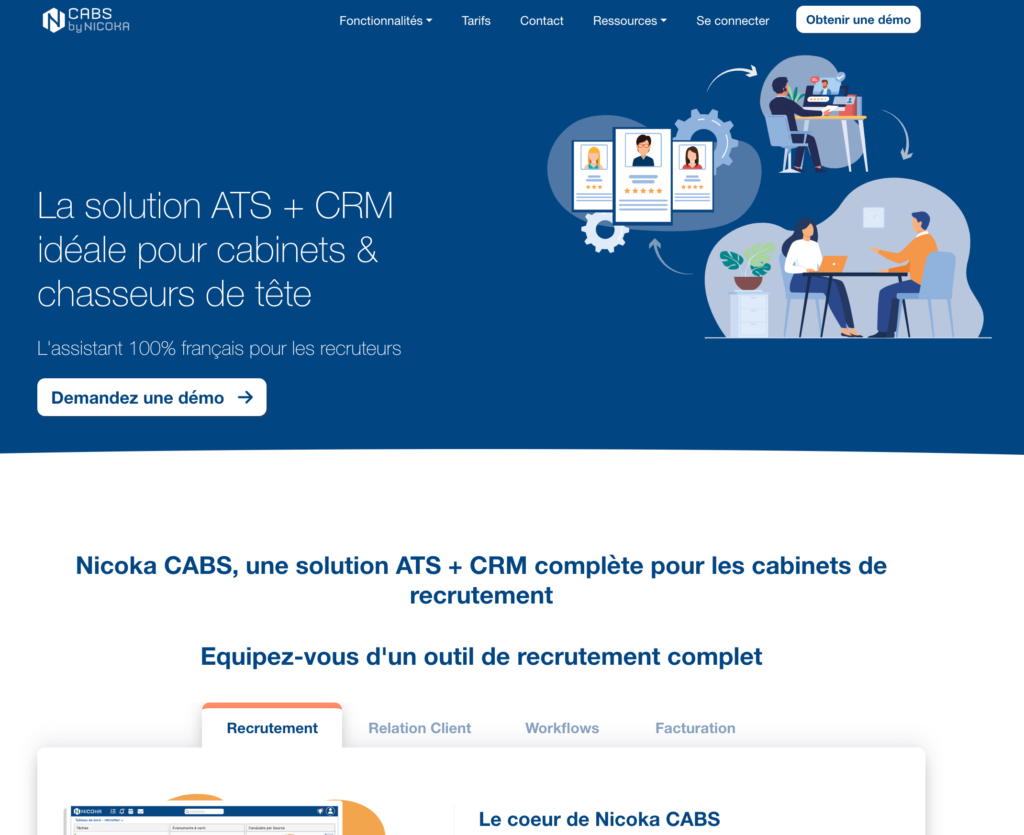 logiciel de recrutement nicoka cabs