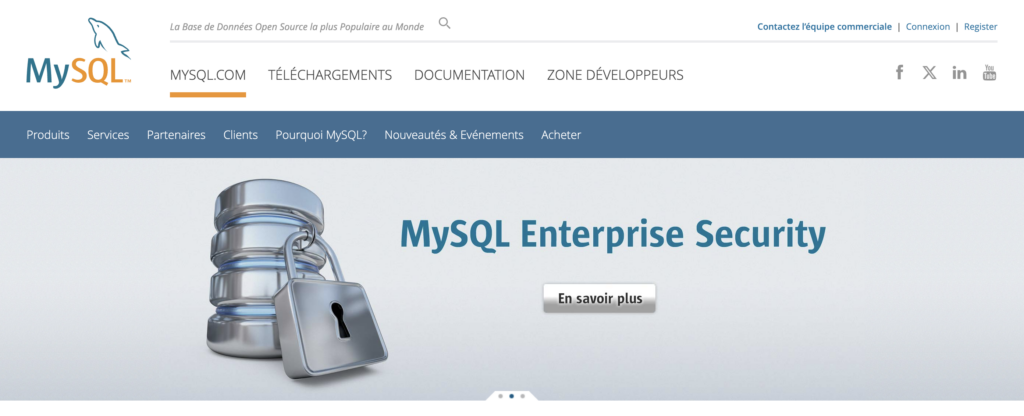 Logiciel de base de données MySQL