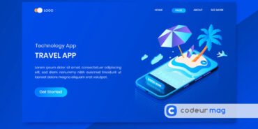 Landing page d'application mobile