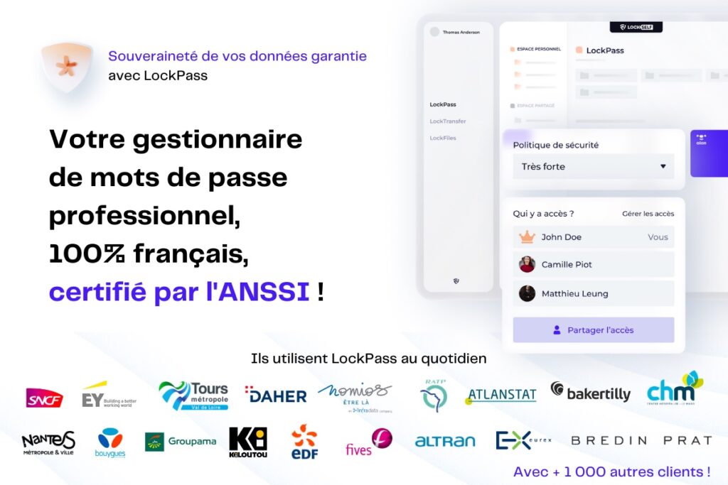 LockPass gestionnaire de mots de passe