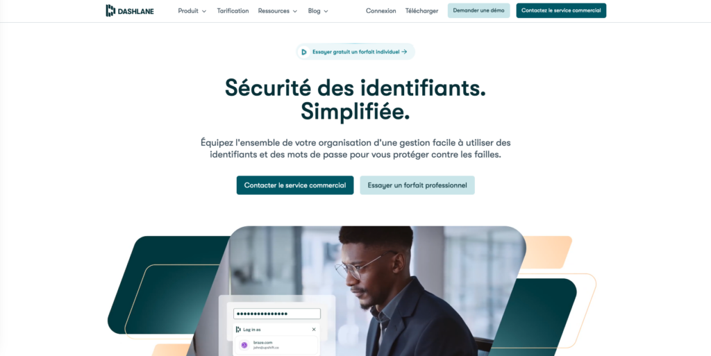 Dashlane : une application de gestion des mots de passe