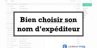 E-mailing choisir nom d'expéditeur