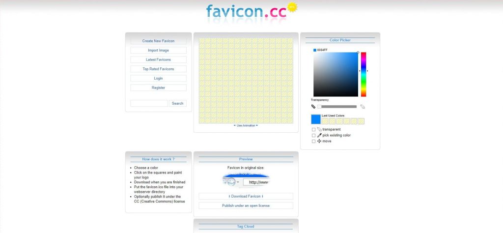  Favicon.cc, generateur de favicon