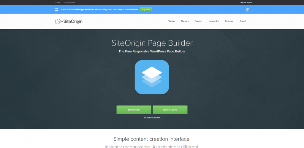 Siteorigin Builder WordPress Free