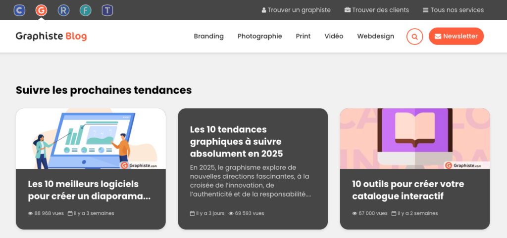 Le blog sur le graphisme de Graphiste.com