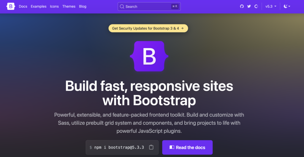 Framework CSS Bootstrap