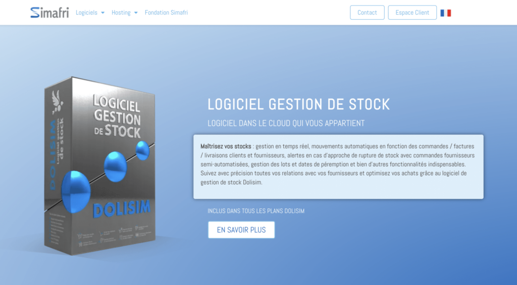 Logiciel de gestion de stock Dolisim