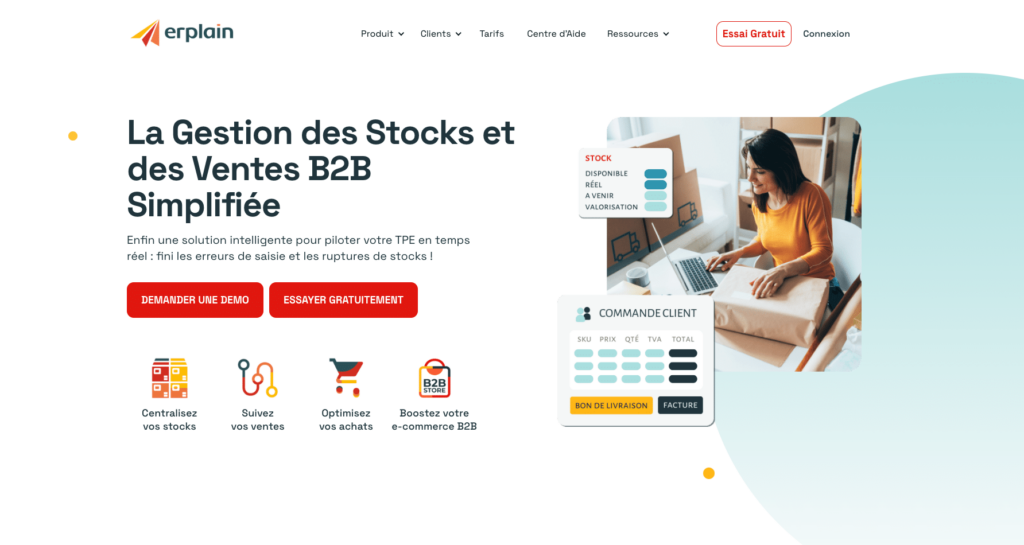 Logiciel de gestion de stock erplain