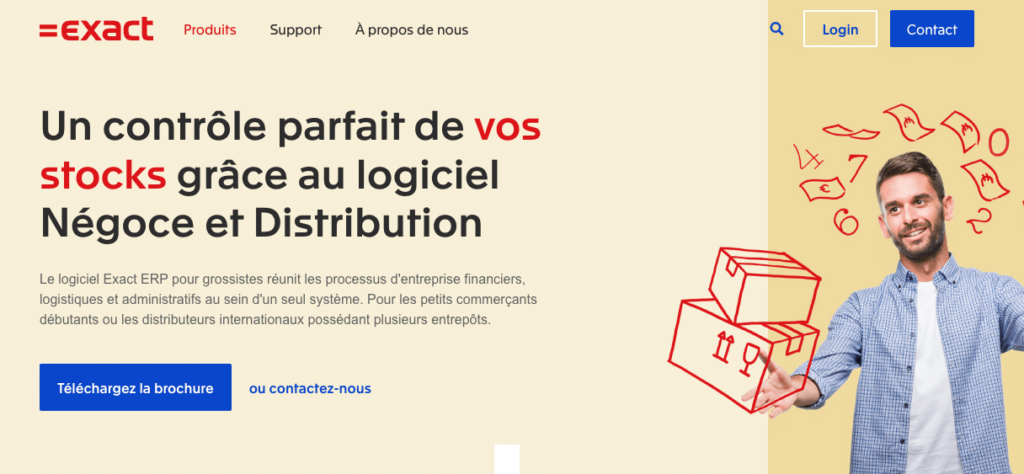 Logiciel de gestion de stock Exact