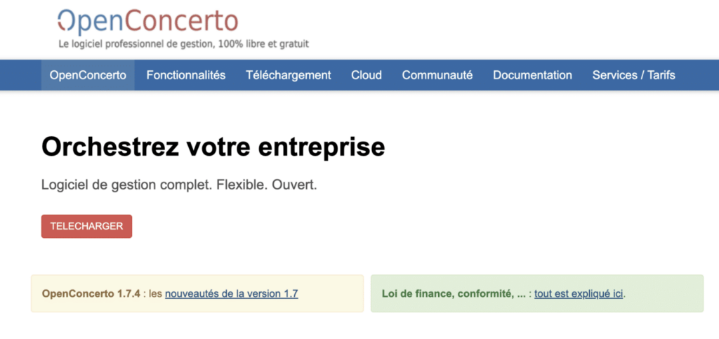 Logiciel de gestion de stock Openconcerto