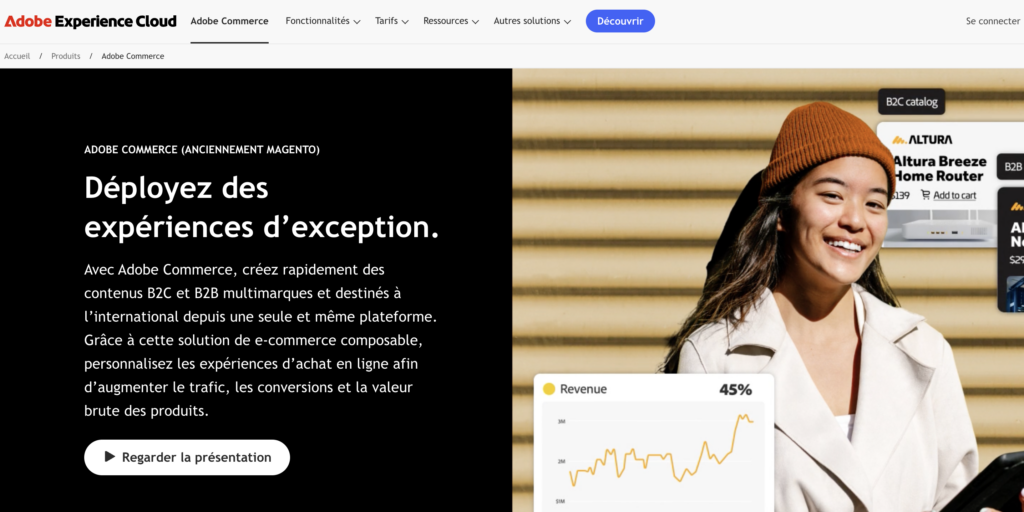 vendre en ligne avec adobe commerce