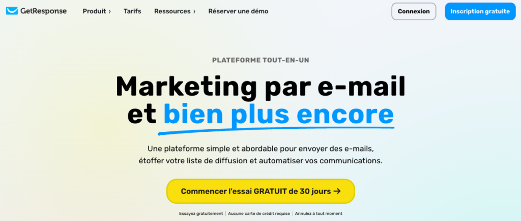 outil creation landing page getresponse