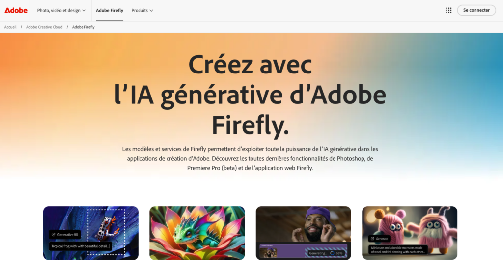 Générateur d'image IA Adobe Firefly