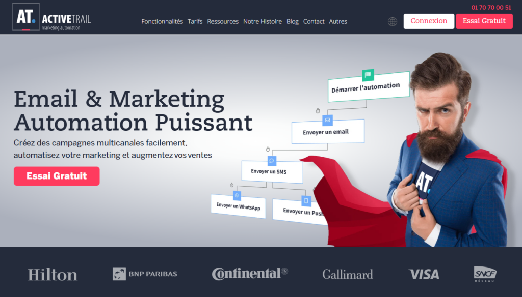 ActiveTrail outil de marketing automation