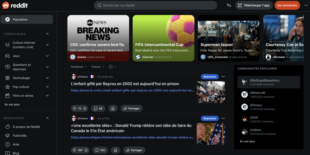 Reddit, une alternative communautaire à twitter