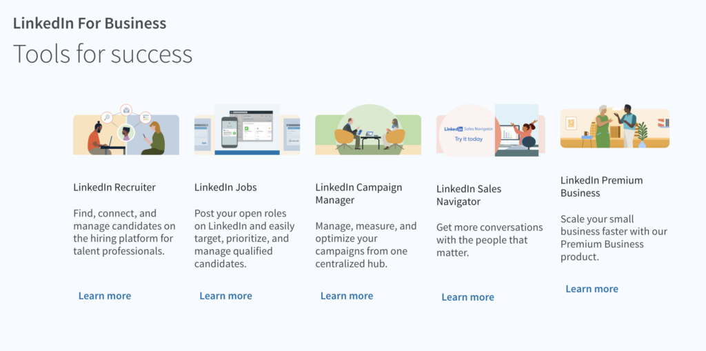 LinkedIn Premium versions