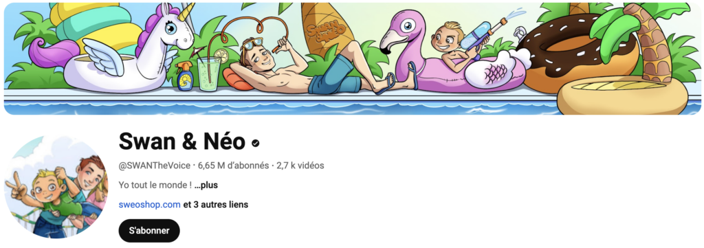 Swan et Néo, les treizièmes plus gros YouTubers français