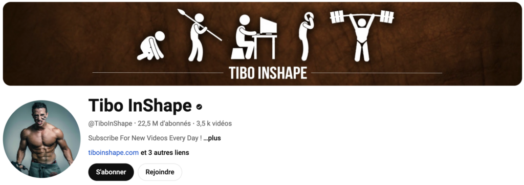 Tibo InShape, le plus gros YouTuber français