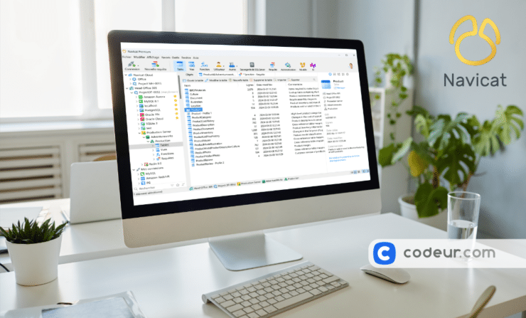 aperçu du logiciel de gestion de base de données Navicat