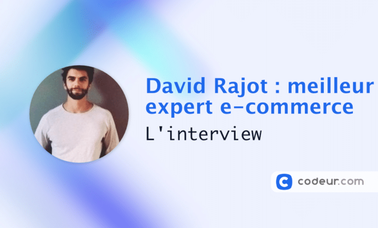 Interview de David Rajot, gagnant de la catégorie expert e-commerce aux Codeur Awards 2024