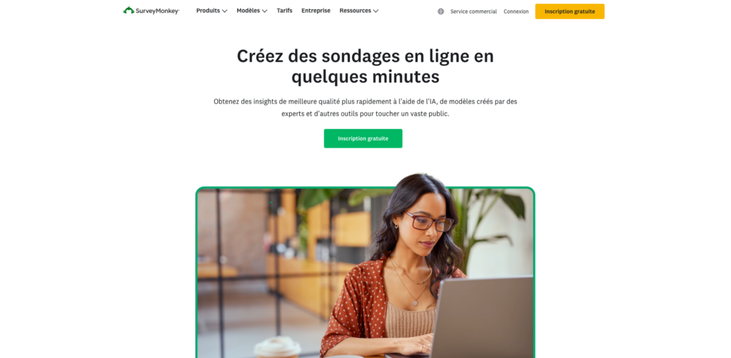 Formulaire en ligne SurveyMonkey