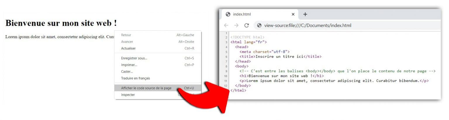 Comment créer sa première page web en HTML ? — Codeur Tuto