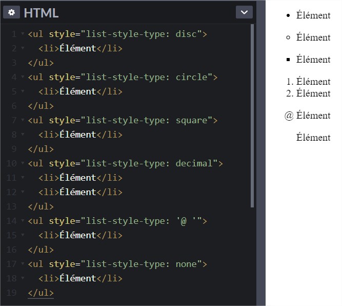HTML  comment créer et personnaliser des listes ? [Tuto vidéo