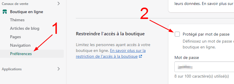 comment mettre en vente sur shopify